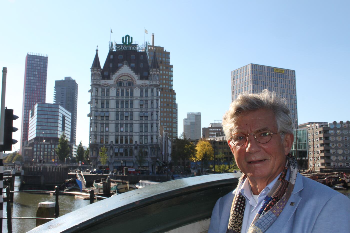 Ko Blok voor de Rotterdamse skyline